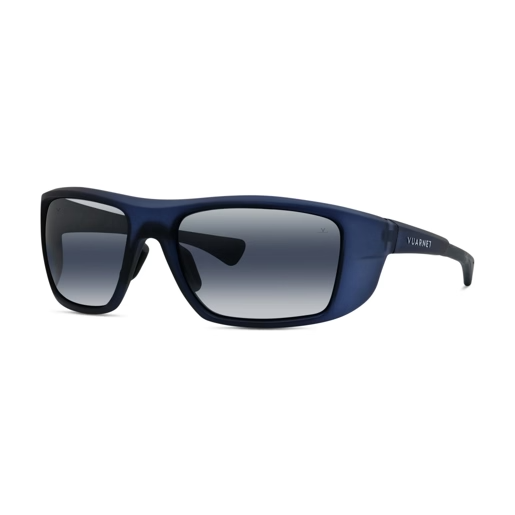 Vuarnet VU40114U sunglasses sunglasses in Matte Blue with Blue polar lynx lenses