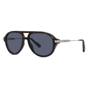 Shiny Havana frame/Blue polar lenses