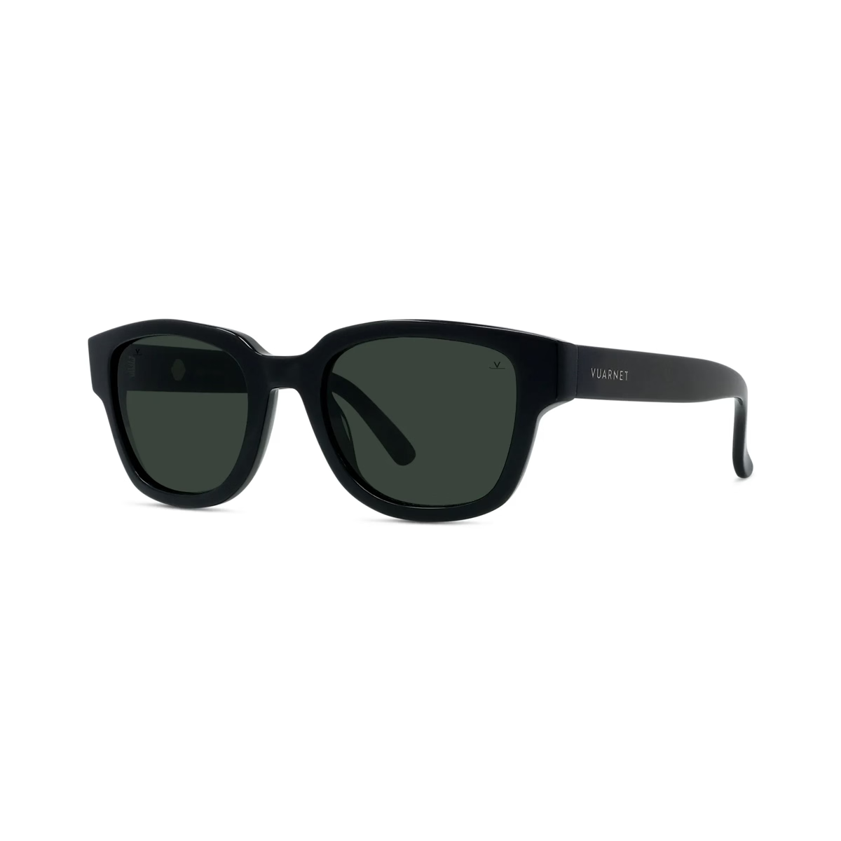 Vuarnet VU40111I sunglasses in Shiny Black with Pure grey lenses