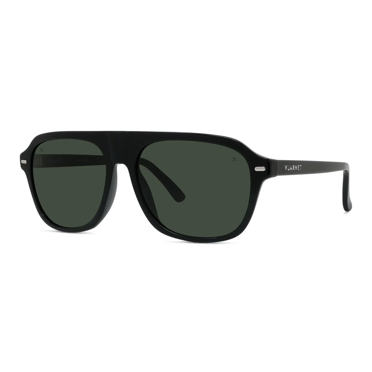 Vuarnet VU40111I sunglasses in Shiny Black with Pure grey lenses
