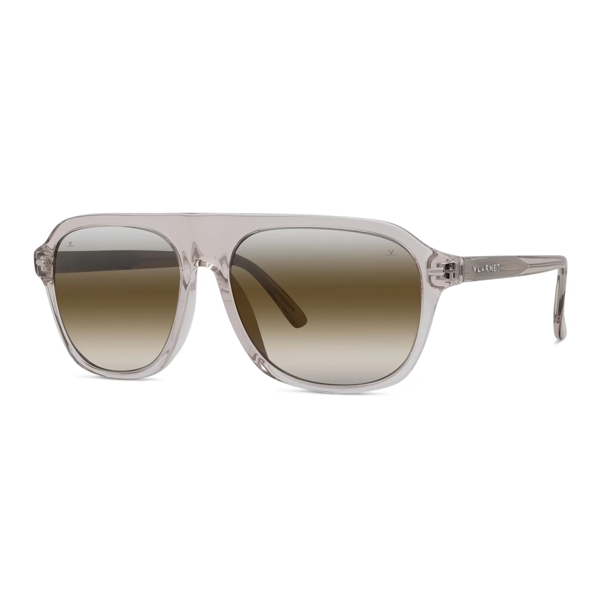 Vuarnet VU40111I sunglasses in shiny brown with brown lenses