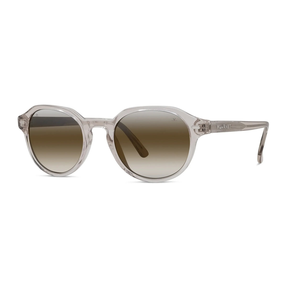 Vuarnet VU40112I Sunglasses in Shiny Brown with Shiny beige / brown lynx lenses
