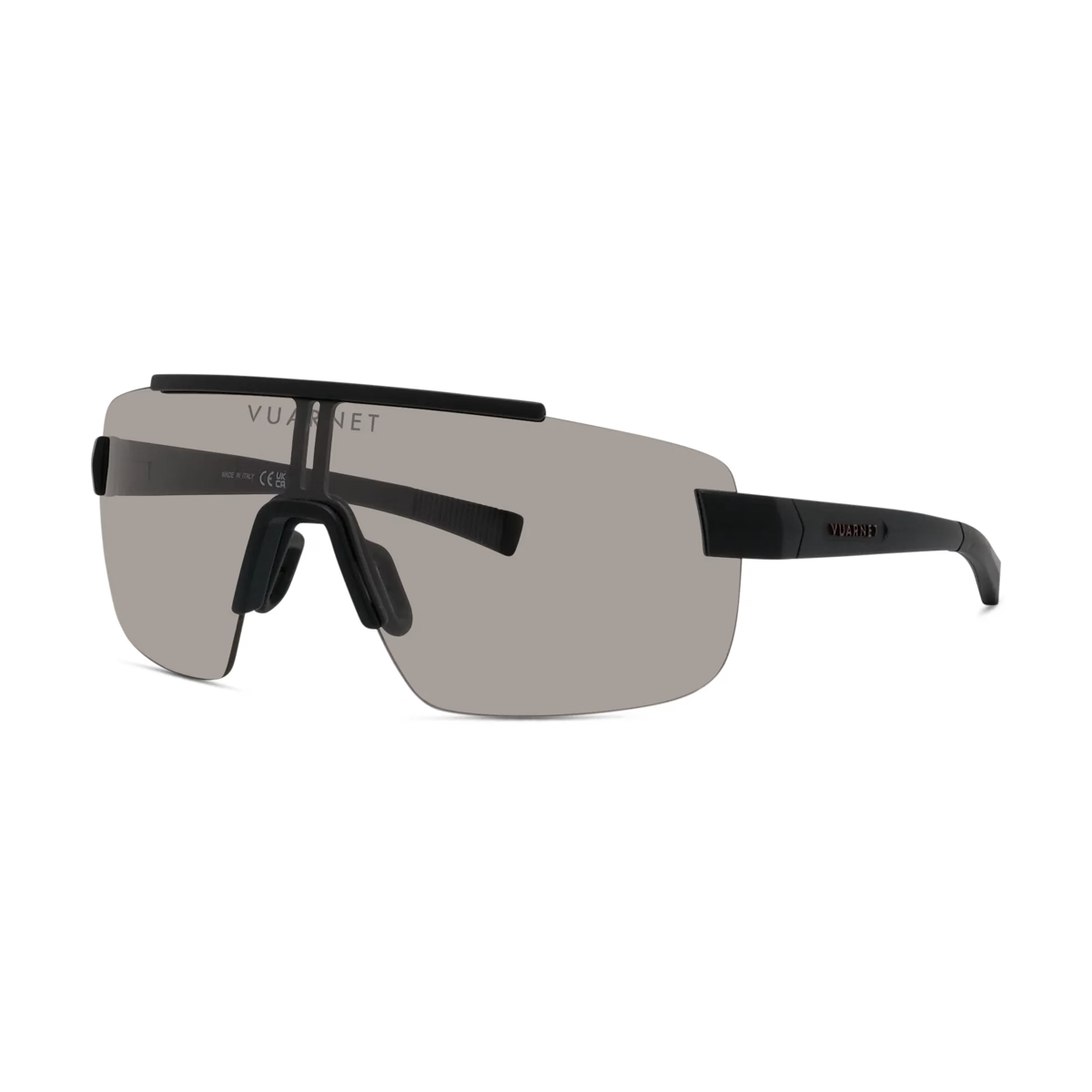 Vuarnet VU40115U Sunglasses in Matte Black with Photocromic grey lenses