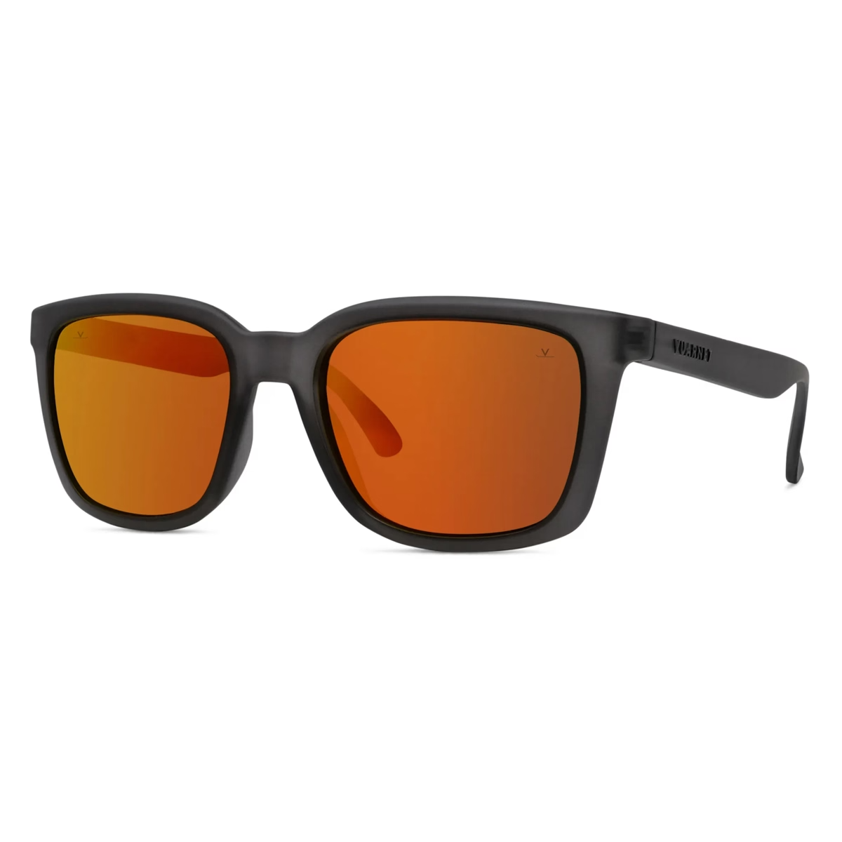 Vuarnet 07 Original VU40121U Sunglasses in Matte Grey with Pure brown red mirror lenses