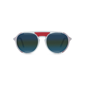 Matte White frame/Grey Bluelynx lenses