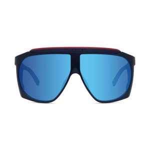 Injected Matte Blue with Azure mirror lenses