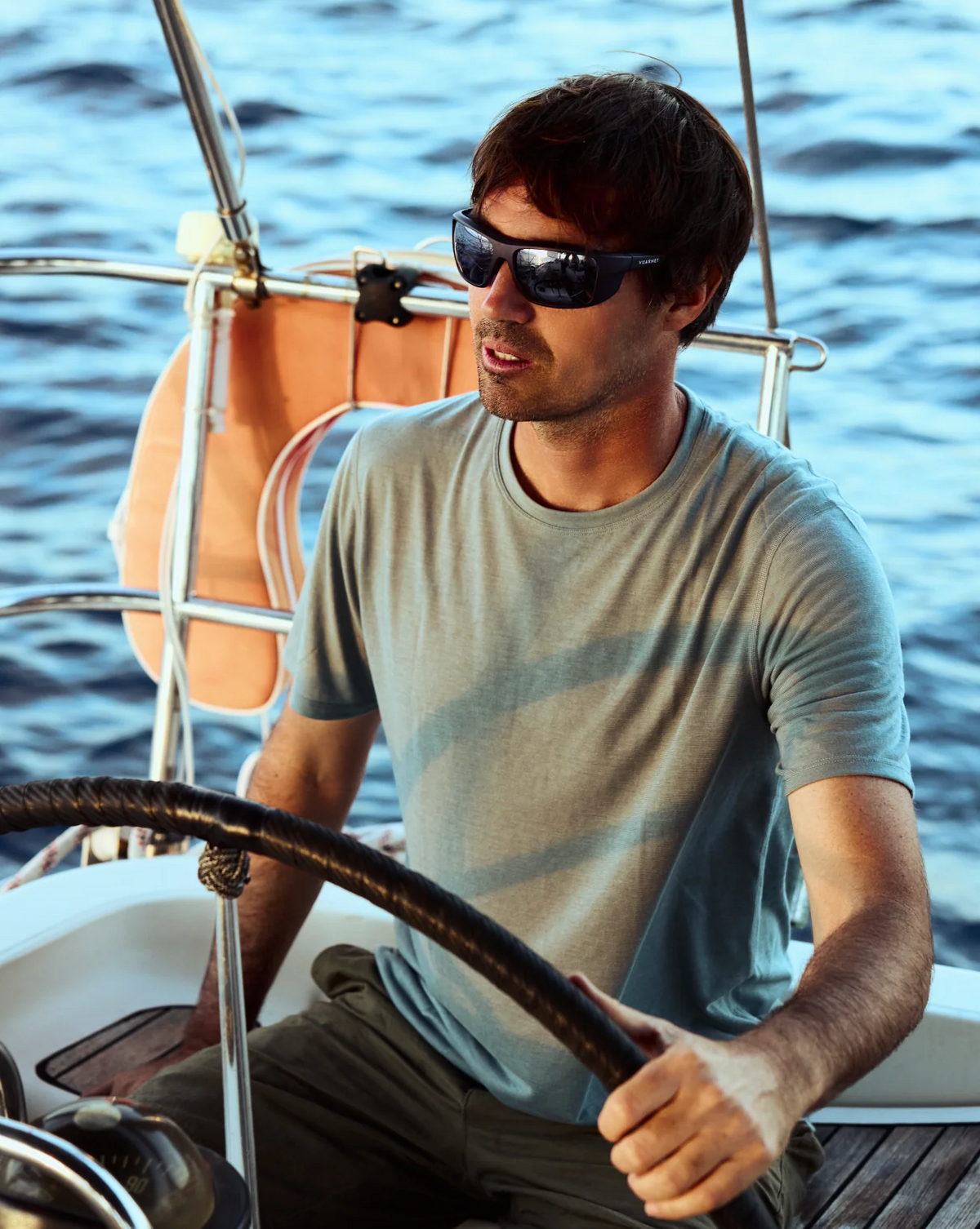 Man wearing Vuarnet VU40114U sunglasses