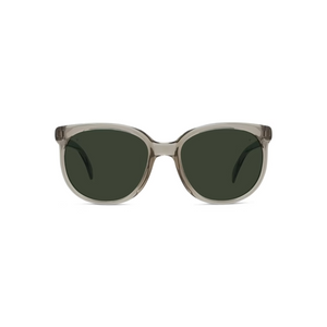 Shiny Brown frame/Pure grey lenses