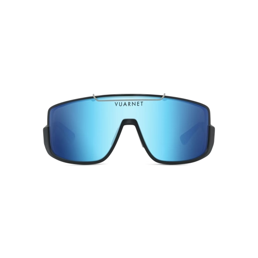Vuarnet VU40050U Sunglasses in Matte Black with Grey blue mirror lenses