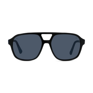 Shiny Black frame/Pure blue lenses