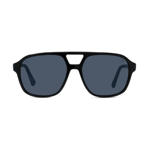 Vuarnet VU40056I Sunglasses in Shiny Black with Pure blue lenses