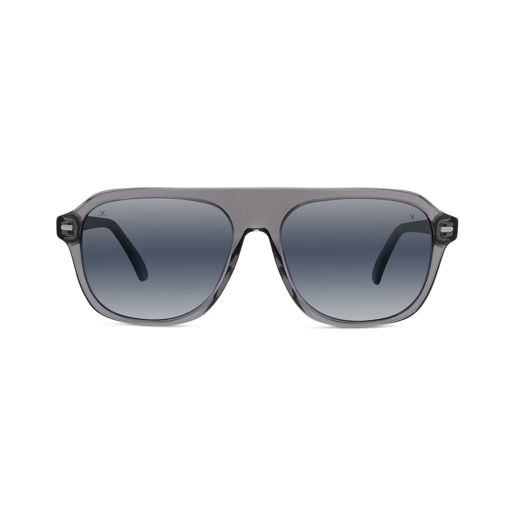 Vuarnet VU40111I sunglasses in Shiny Grey with Blue polar lynx lenses