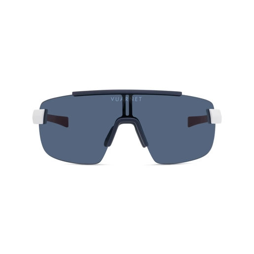Vuarnet VU40115U Sunglasses in Matte White with Blue polar lenses