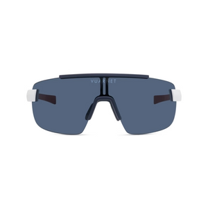 Matte White frame/Blue polar lenses