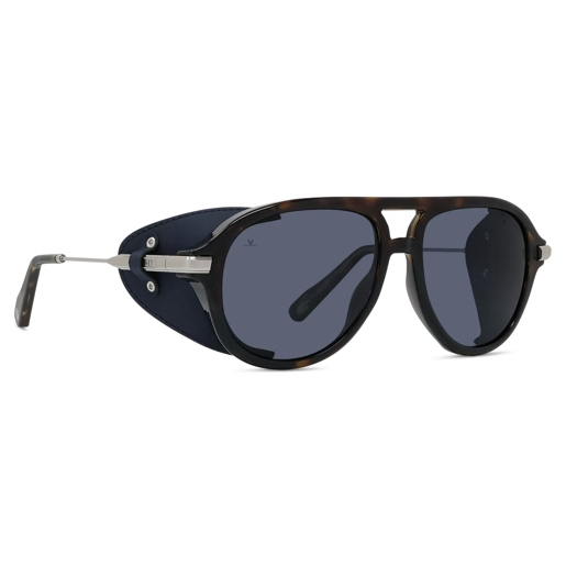 Vuarnet Peak VU40119U Sunglasses in Shiny Havana with Blue polar lenses