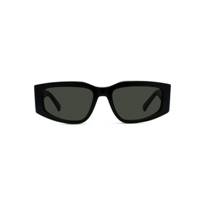 Shiny Black frame/Pure grey lenses