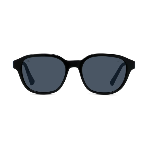 Vuarnet VU40058I Sunglasses in Shiny Black with Pure blue lenses