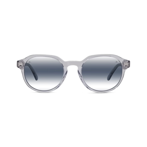 Vuarnet VU40112I Sunglasses in Shiny Grey with Blue polar lynx lenses