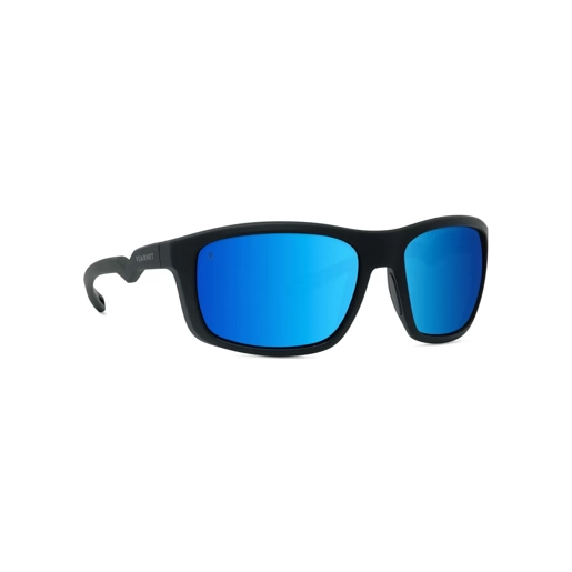 Vuarnet VU40116U-Y Sunglasses in Matte Black with Blue mirror lenses