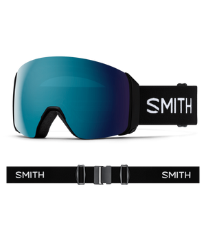 Black Goggle/ChromaPop Sun Blue Mirror and ChromaPop Storm Blue Sensor Mirror