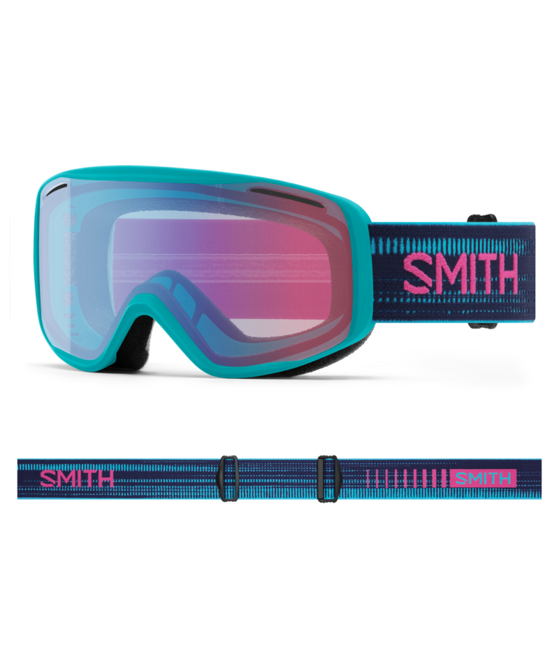 Smith Rally Ski Goggles Tropic goggle with Blue Sensor Mirror