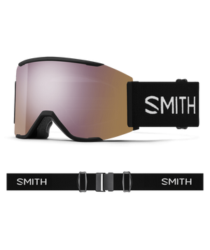 Black goggle/ChromaPop Everyday Rose Gold Mirror and ChromaPop Storm Rose Flash