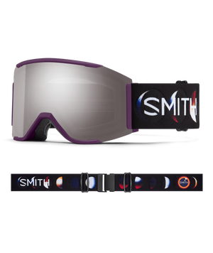 Cherry Lacquer Phases goggle/ChromaPop Sun Platinum Mirror and ChromaPop Storm Blue Sensor Mirror