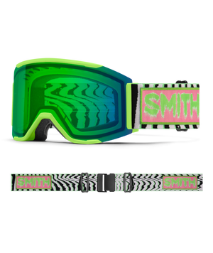 Slime Static Shag goggle/ChromaPop Everyday Green Mirror and ChromaPop Storm Blue Sensor Mirror