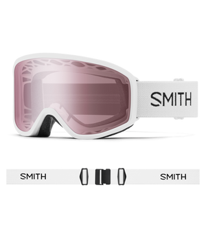 White Retro Classic goggle/Ignitor Mirror lenses
