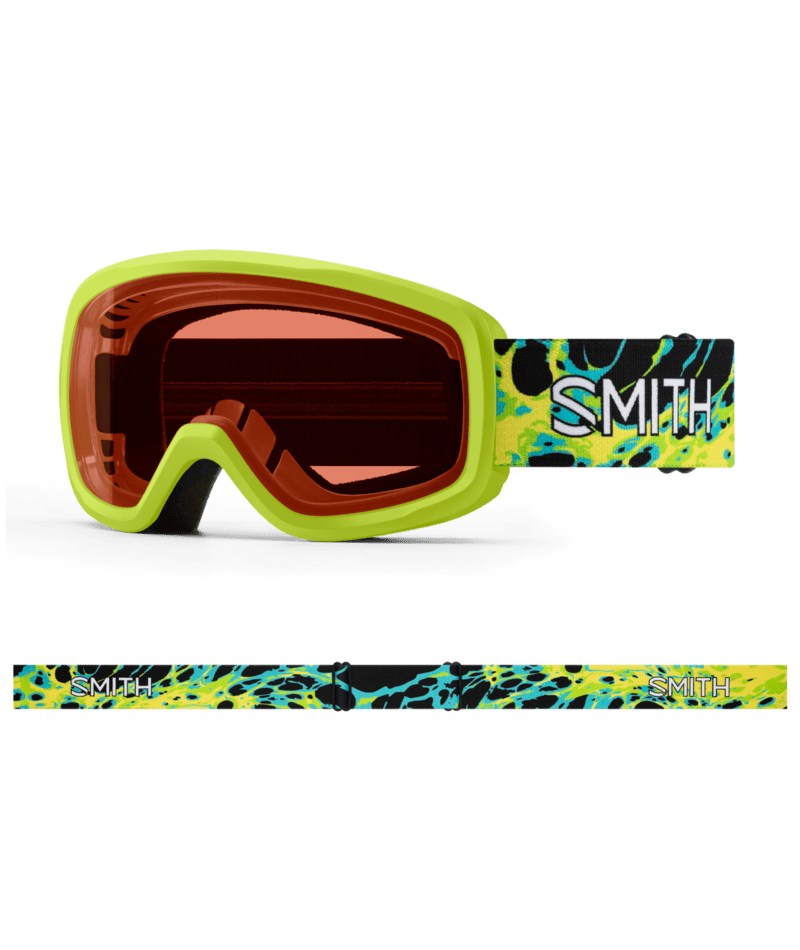 Smith Snowday Snow Goggles Electric Lime Slime goggle with  RC36 lenses
