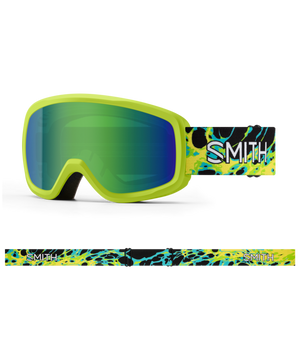 Electric Lime Slime goggle/Green Sol-X Mirror lenses