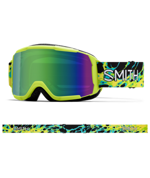 Electric Lime Slime goggle/Green Sol-X Mirror lenses