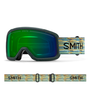 Emerald ReNU Upcycled Scrap goggle/ChromaPop Everyday Green Mirror and Clear lens