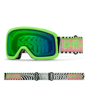 Slime Static Shag goggle/ChromaPop Everyday Green Mirror and Yellow lens