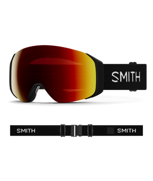 Black goggle/ ChromaPop Sun Red Mirror and Storm Yellow Flash lenses