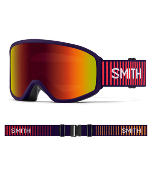 Deep Plum Gradient goggle/Red Sol-X Mirror lenses