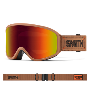 Camel Warm Steel goggle/Red Sol-X Mirror lenses
