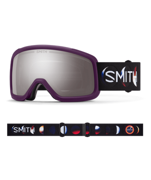 Cherry Lacquer Phases goggle/ChromaPop Sun Platinum Mirror and Yellow lens