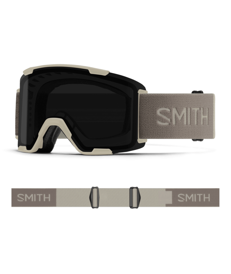 Smith Stash XL Goggles Chalk goggle wtih ChromaPop Sun Black