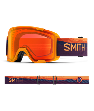 Electric Orange Sunrise goggle/ChromaPop Everyday Red Mirror and ChromaPop Storm Yellow Flash