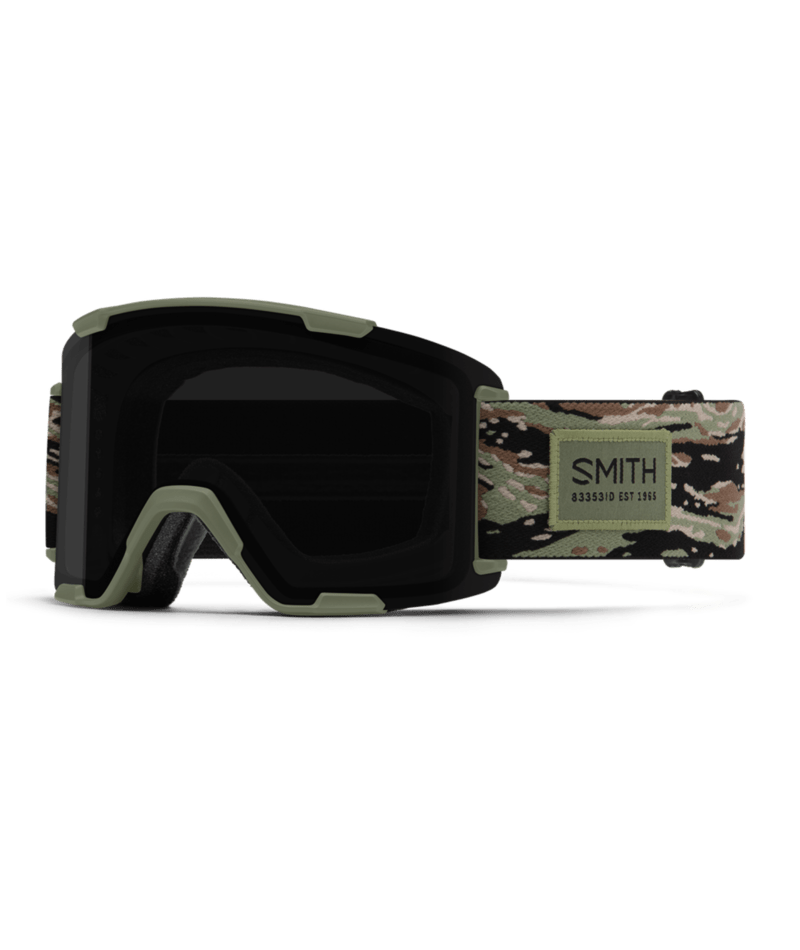 Smith Stash XL Low Bridge Fit Goggles Eye of the Tiger goggle with ChromaPop Sun Black