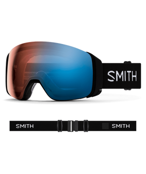 Black goggle/ChromaPop Pro Photochromic Blue Mirror and ChromaPop Storm Amber
