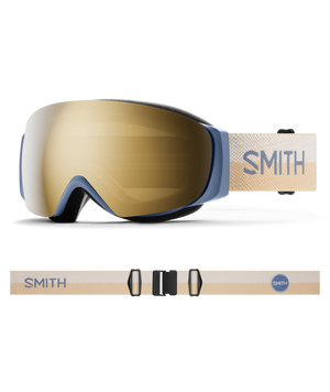 Steel Blue Split goggle/ChromaPop Sun Black Gold Mirror and ChromaPop Storm Blue Sensor Mirror