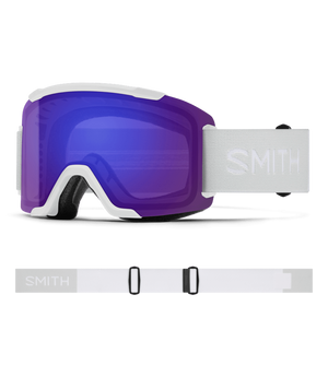 White Vapor goggle/ChromaPop Everyday Violet Mirror and ChromaPop Storm Blue Sensor Mirror