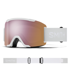 White Vapor goggle/ChromaPop Everyday Rose Gold Mirror and ChromaPop Storm Blue Sensor Mirror