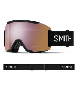 Black goggle/ChromaPop Everyday Rose Gold Mirror and ChromaPop Storm Blue Sensor Mirror