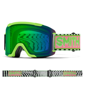 Slime Static Shag goggle/ChromaPop Everyday Green Mirror and ChromaPop Storm Blue Sensor Mirror