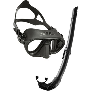 Black Mask with Corsica Snorkel Set