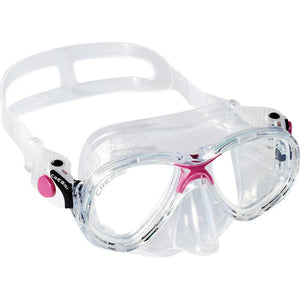 Clear mask/Pink accent