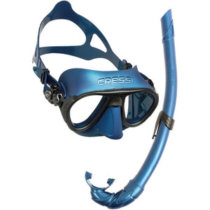 Blue mask with Corsica Snorkel Set